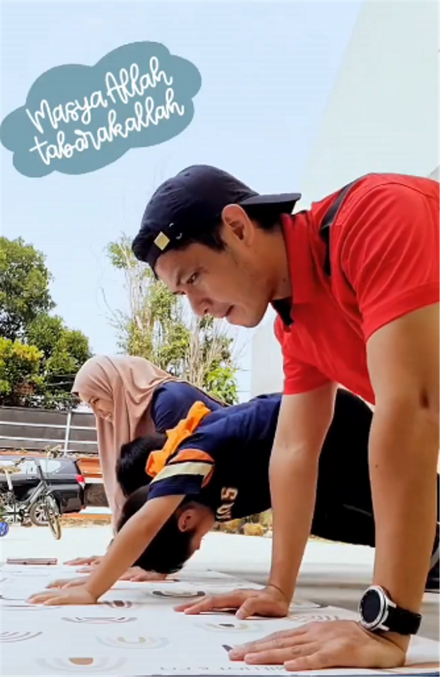 Potret 5 Selebritis Tanah Air saat Berolahraga Bersama Keluarga (321206)