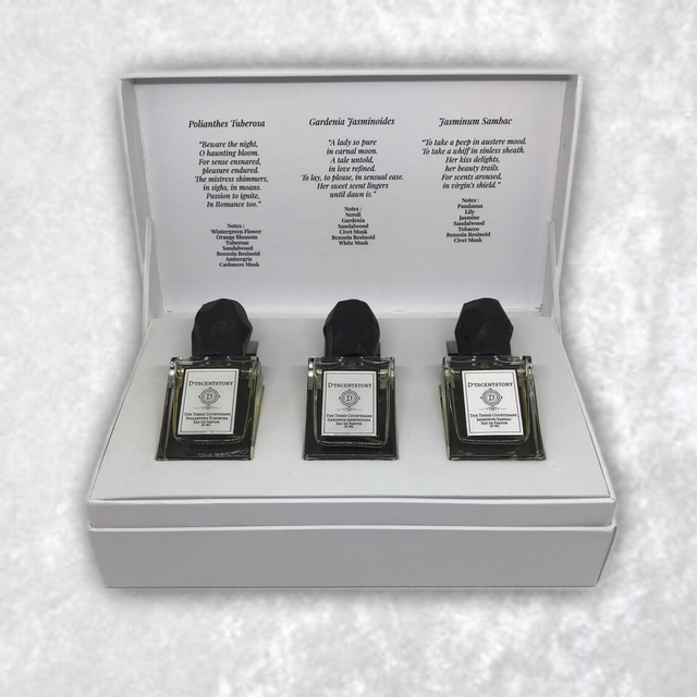 The Three Courtesans, Koleksi Parfum Terbaru D’tscentstory dari 3 Jenis Bunga (50533)