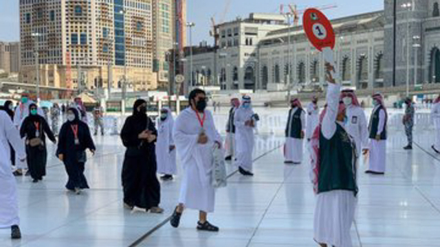 Jemaah Haji 2021 Mulai Berdatangan ke Masjidil Haram, Begini Suasananya (274940)