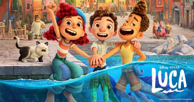 Ilustrasi rekomendasi film terbaik Disney terbaru, Luca. Sumber: Disney/Pixar
