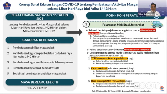 Satgas Terbitkan SE Pembatasan Kegiatan Masyarakat saat Idul Adha, Ini Isinya (70736)