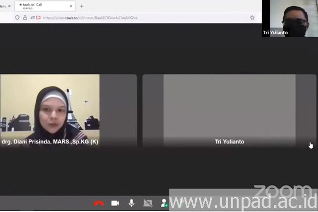 Canggih! Di Universitas Padjajaran, Konsultasi Dokter Gigi Bisa Online via Zoom