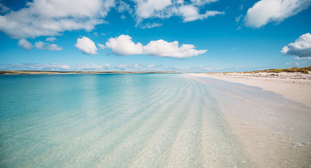 Tak hanya padang rumput, Australia Barat juga terkenal atas pantainya yang indah. Seperti Dirk Hartog Island satu ini! Foto: Tourism Western Australia.