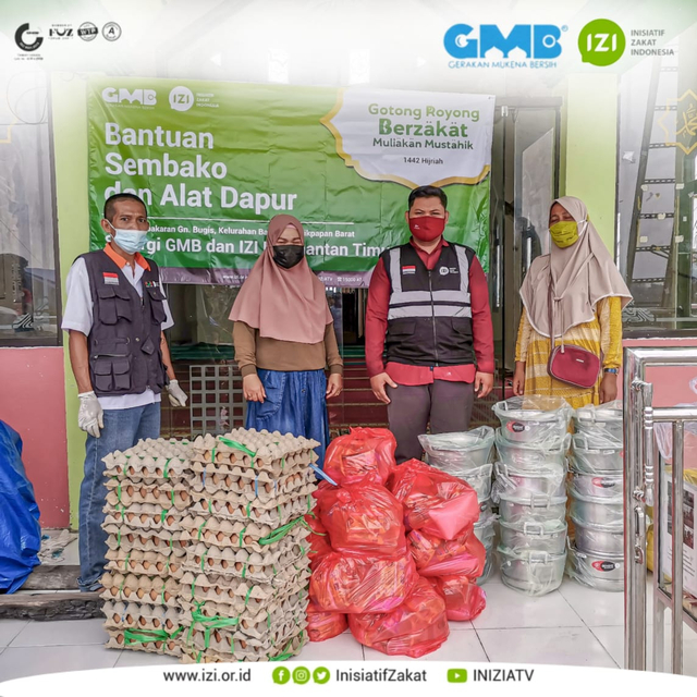 Kampung Baru Kembali Terbakar, Komunitas GMB dan IZI Kaltim Salurkan Bantuan (206450)