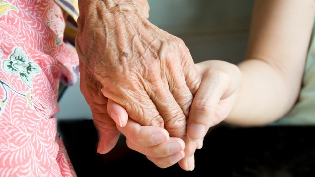 Ilustrasi nenek bersama cucu. Foto: Shutter Stock