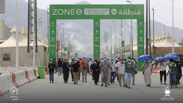 Suasana Lempar Jumrah pada Hari Keempat Haji 2021 (30671)
