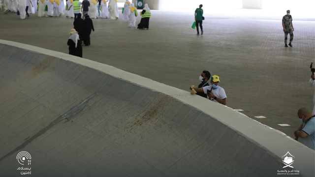 Suasana Lempar Jumrah pada Hari Keempat Haji 2021 (30667)
