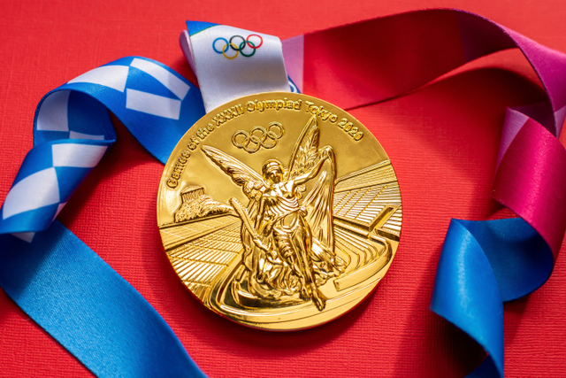 Medali Emas Olimpiade Tokyo 2020. Foto: Issei Kato/REUTERS