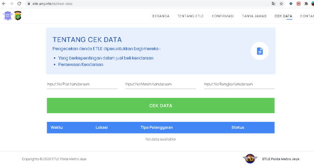 Cara Cek Kena Tilang Elektronik atau Tidak (491047)