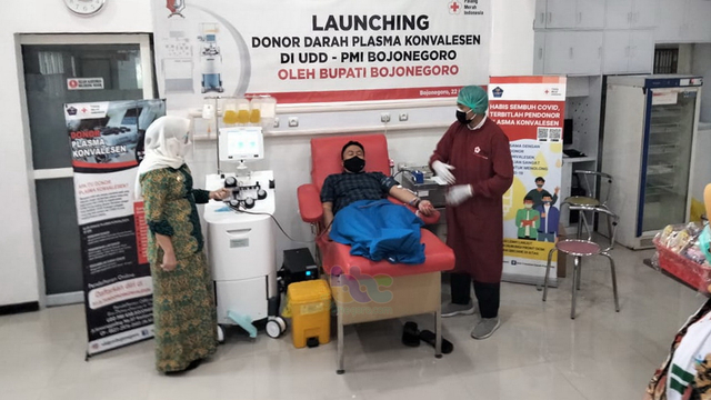 PMI Bojonegoro Kini Dapat Layani Donor Plasma Konvalesen