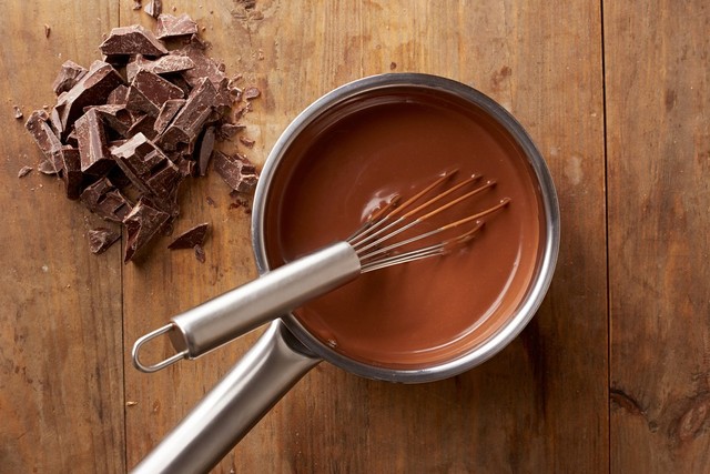 Ilustrasi cokelat cair. 
 Foto: Shutterstock