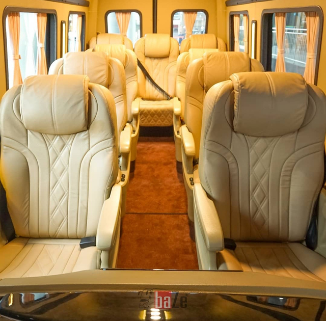 Interior Mewah Mercedes-Benz Sprinter garapan Baze Luxury. Foto: dok. Instagram Baze Luxury