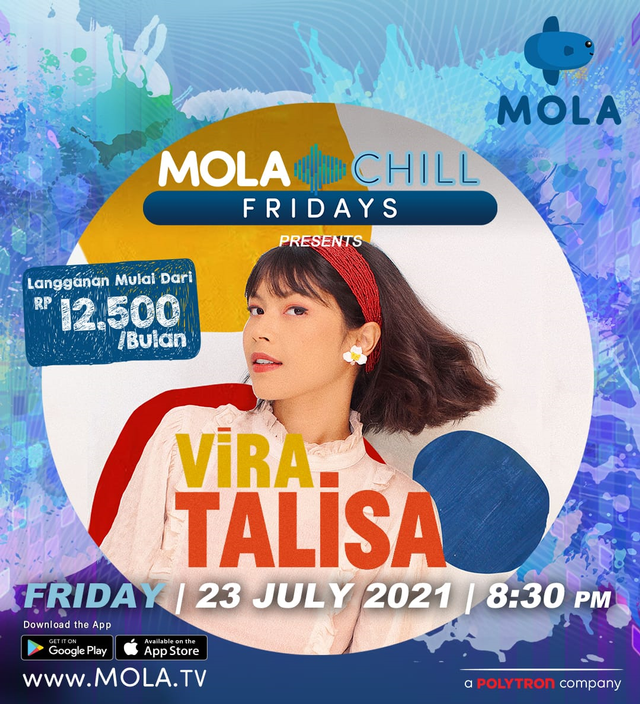 Vira Talisa di Mola Chill Fridays. Foto: Mola TV