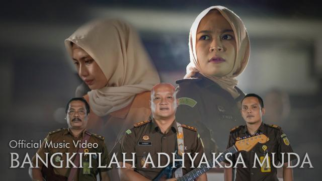 Cover video klip Bangkitlah Adhyaksa Muda. 