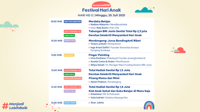 LIVE: Yuk, Asah Imajinasi Si Kecil di Acara Playdate Festival Hari Anak (27232)