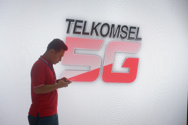 Logo Telkomsel 5G. Foto: Telkomsel