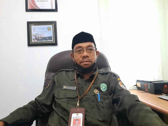 Muhammad Syarif, Kelapa Dinas Lingkungan Hidup (DLH) Kota Tidore Kepulauan. Foto: istimewa