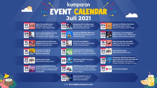 kumparan Event Calendar | Juli 2021 (41482)