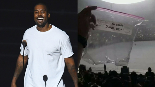 Kantung Plastik Isi Udara dari Acara Kanye West dok AFP/Jewel SAMAD dan ebay