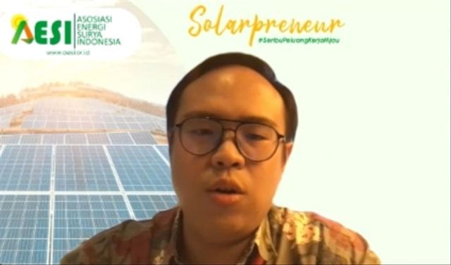 Anthony Utomo, Wakil Ketua Umum Asosiasi Energi Surya Indonesia.