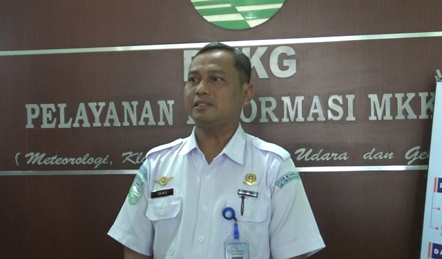 Kepala BMKG Jambi, Ibnu Sulistiyono. (Foto: M Sobar Alfahri/Jambikita.id)