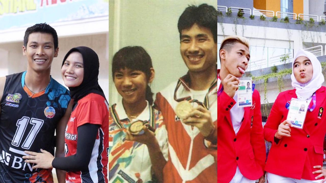 Pasangan atlet Indonesia yang terlibat cinta lokasi. Dok. Instagram