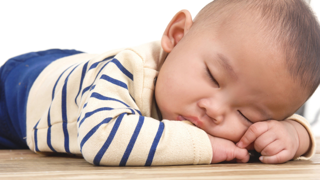 Ilustrasi bayi tidur tengkurap.
 Foto: Shutterstock