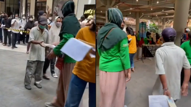 Seorang Kakek di Makassar Tempuh 15 KM dengan Sepeda demi Bisa Vaksinasi (62532)