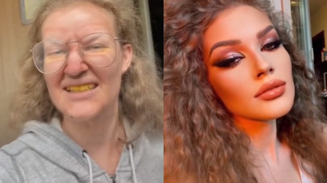 Wow, Wajah Wanita Ini Beda Banget usai Pakai Makeup Sampai Orang Tak Percaya (23089)