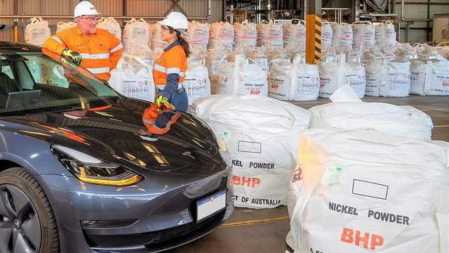 Tesla meneken perjanjian kerja sama pengadaan nikel dengan perusahaan tambang asal Australia, BHP. Foto: BHP