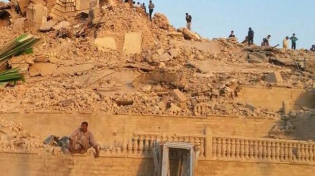 Tim arkeolog menemukan istana kuno di bawah kuil suci yang diyakini sebagai makam Nabi Yunus AS di Mosul timur, Irak. Foto Istimewa