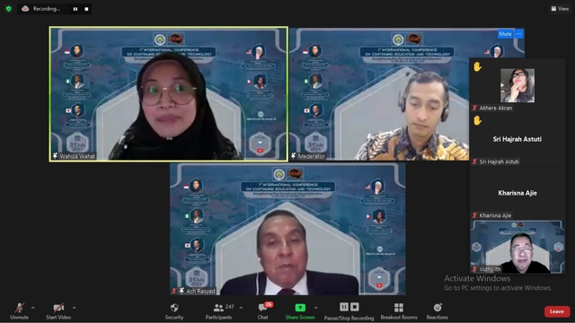 Prodi PLS Universitas Negeri Malang Lakukan Webinar Internasional ICCoET