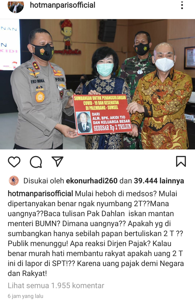 Susi Pudjiastuti dan Hotman Paris Tanya Donasi Rp 2 T Akidi Tio: Publik Menunggu (1037924)