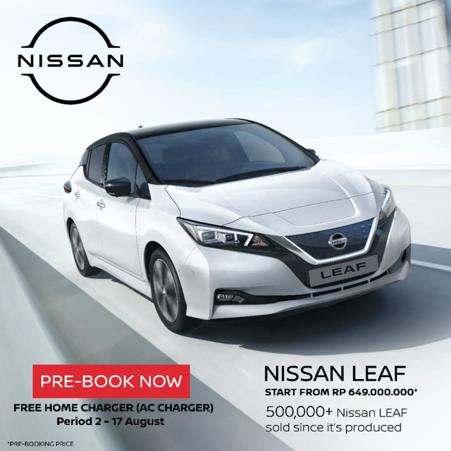 Nissan LEAF Jadi Mobil Listrik Termurah di Indonesia, Harga Mulai Rp 649 Juta (63233)