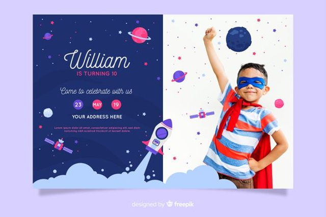 Undangan Ulang Tahun Anak, Inspirasi Desain yang Menarik dan Unik (66960)