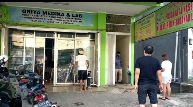 Toko Alat Kesehatan Griya Medika di Bandar Lampung. | Foto: Ist