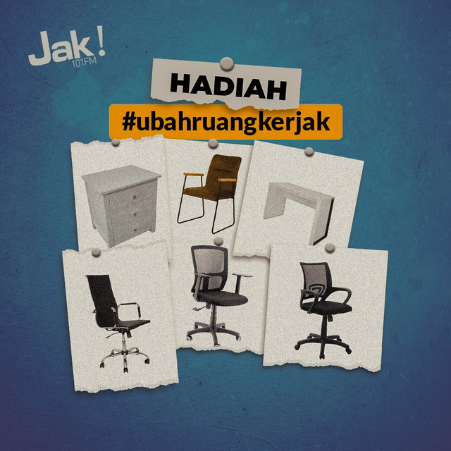 Biar WFH Makin Produktif, JAK FM Bagikan Meja & Kursi Kerja di #UbahRuangKerJAK (952439)