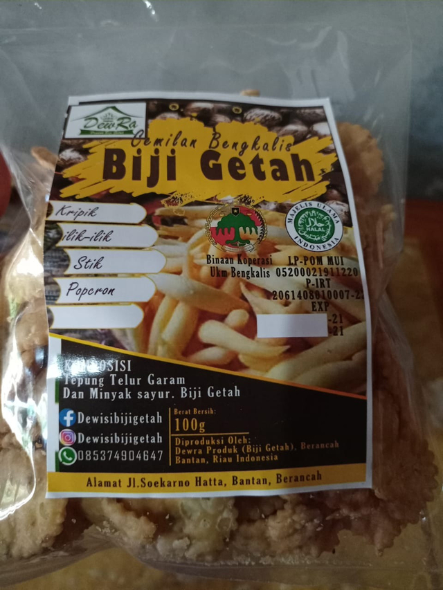 Gadis Bengkalis Ini Sukses Kembangkan Olahan Tepung dari Biji Pohon Karet (571883)