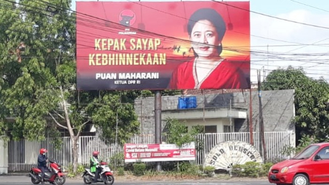 Baliho Puan Maharani di Jawa Tengah. Foto: Dok. Istimewa