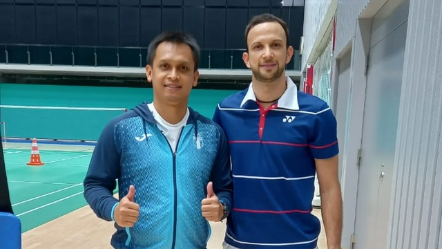 Muamar Qadafi, pelatih bulu tangkis Indonesia yang latih Kevin Cordon di Olimpiade. Foto: Dok Pribadi. Muamar Qadafi