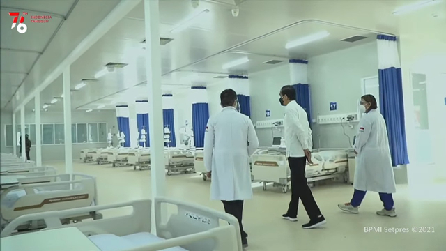 Jokowi Resmikan RSD Corona Pertamina Tanjung Duren, Sediakan ICU untuk Ibu-Bayi (2)