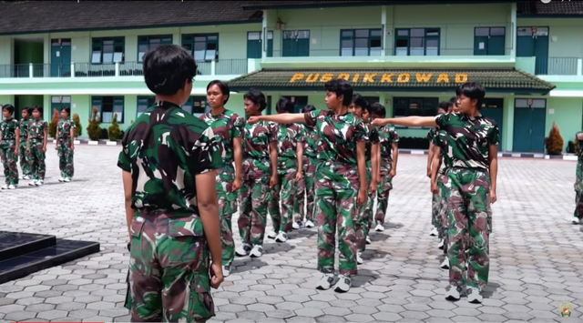 Anggota Kowad di Pusdik Kowad. Foto: YouTube TNI AD