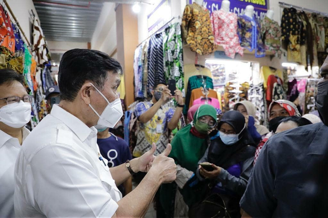 Luhut Pandjaitan berada di Yogyakarta untuk memantau isoter dan vaksinasi Foto: Instagram/@luhut.pandjaitan