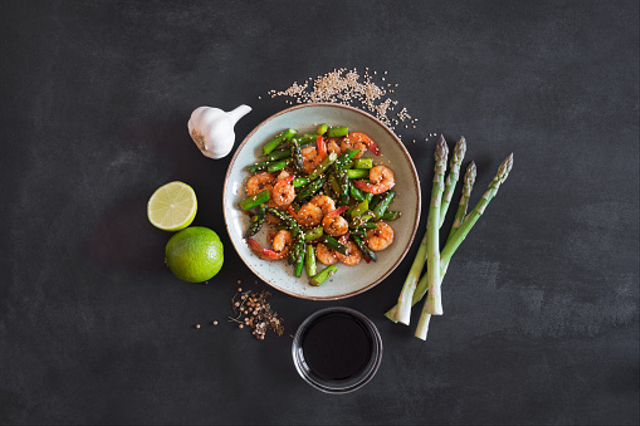 Resep Asparagus Tumis Udang dan Pasta, Foto: Pixabay 