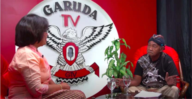 Garuda TV Suriname banyak menayangkan siaran berita, film dan tayangan kebudayaan Jawa (sumber: Youtube Wawansabdo-Suriname Team)