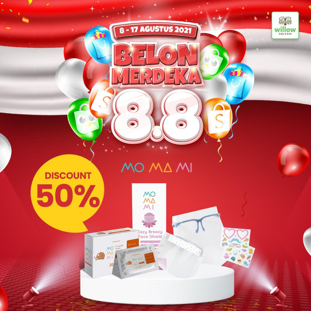 Promo 8.8 Produk Bayi dan Ibu Hamil di Willow Baby Shop, Harga Mulai Rp 21 Ribu