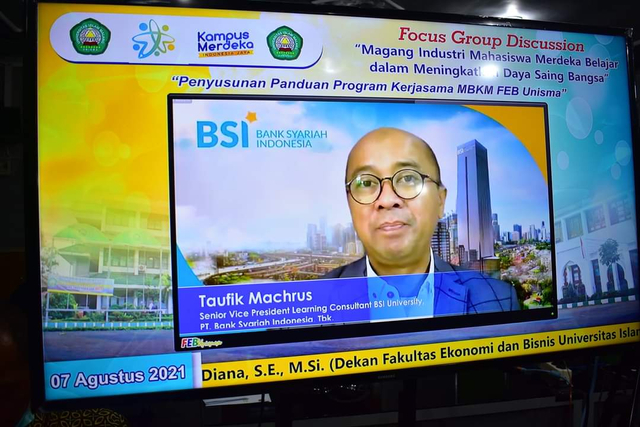 Taufik Machrus selaku Senior Vice President Learning Consultant BSI University PT Bank Syariah Indonesia Tbk. Foto: dok