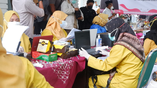 Tambah 200 Dosis, Pemkot Bandar Lampung Percepat Vaksinasi di UIN Lampung (1)