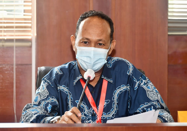 Deputi Bidang Hukum, Advokasi dan Pengawasan Regulasi Badan Pembinaan Ideologi Pancasila (BPIP), Kemas Akhmad Tajuddin 