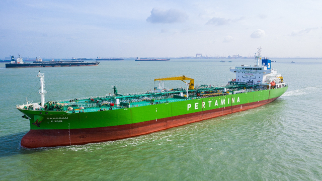 Kapal Tanker Milik Pertamina International Shipping. Foto: Pertamina 